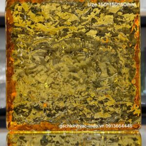 Gạch Kính Khối Đặc SP3-2 Vàng Đậm